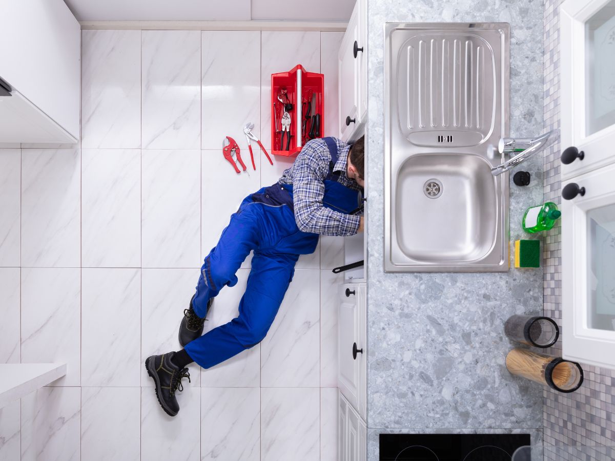 Google Ads dashboard for a plumbing company lead generation campaign